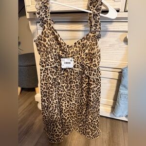 American Eagle Leopard Print Sleeveless Dress
NWT